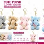 Plush Elphnt Keychn, MOQ-12, PLK-25