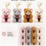 Plush Bear Keychain, MOQ-12, PLK-31