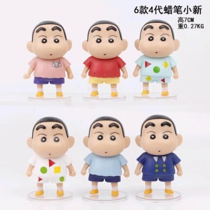 Shinchan Set of 6 Figures 8cm - S51