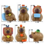 Capybara Set of 6 Figures 6cm - S54