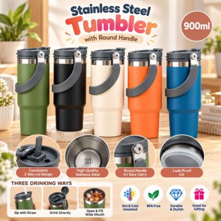 Stainless Steel Tumbler 900ml, MOQ-3, WB-02
